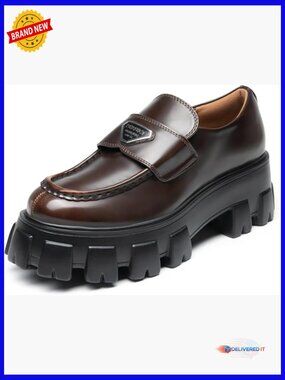 Chunky Platform Loafers Slip-On Dressy Business Casual Comfort Shoes
